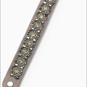 Stella & Dot Faye Embroidered Bracelet